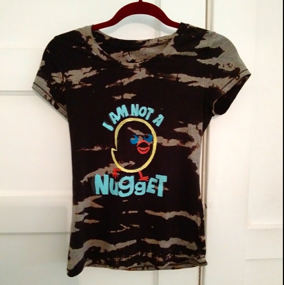 Tops - I AM NOT A NUGGET Tye Dye Tee